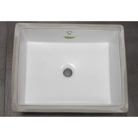 Раковина CeramaLux 542A 50x40 см, встраиваемая снизу, белый