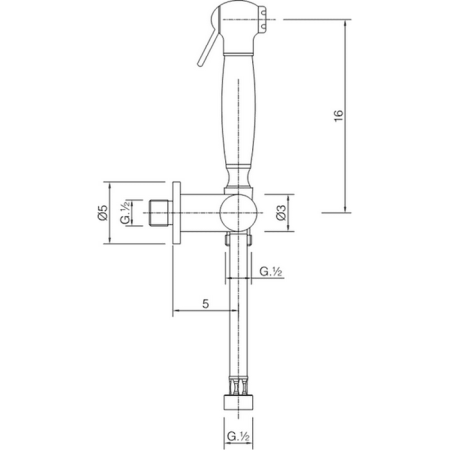 Гигиеническая лейка Cisal Shower AR00790021
