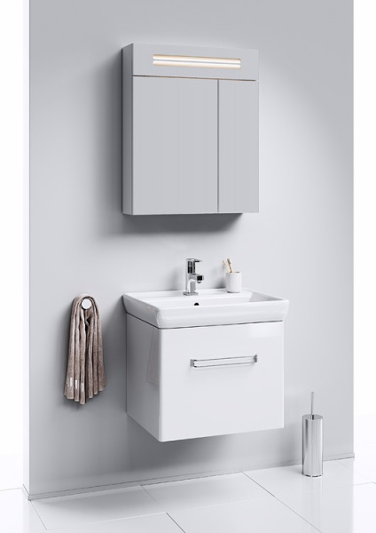 Зеркальный шкаф AQWELLA Neo 60 (Neo.04.06) белый