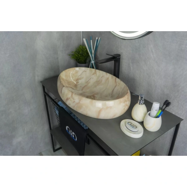 Раковина 59x40 см GID Stone Edition Mnc162