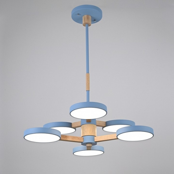 Люстра на штанге Imperiumloft TURNA Blue TURNA-DBL01