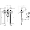 Смеситель для раковины Gessi Inciso 58111#246 золото