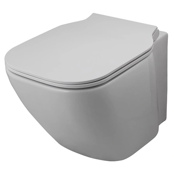 Унитаз подвесной Noken Essence C Compact N365850117 безободковый, белый