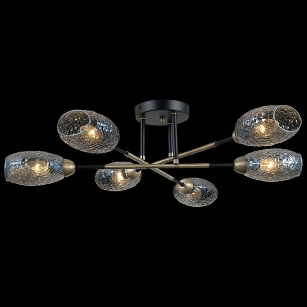 Потолочная люстра ILLUMICO IL0255-6CSQ-79 BK AB