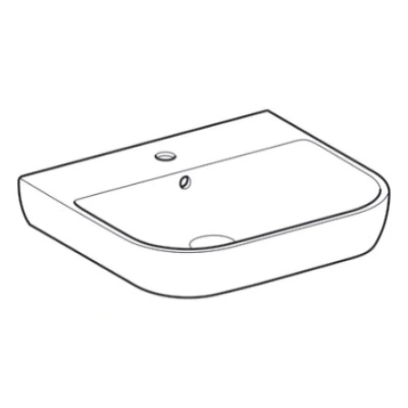 Раковина 55x48 см Geberit Smyle 500.227.01.1