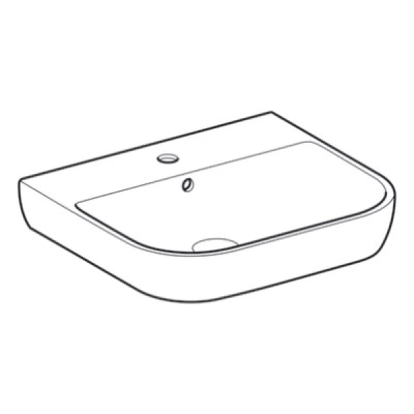 Раковина 55x48 см Geberit Smyle 500.227.01.1