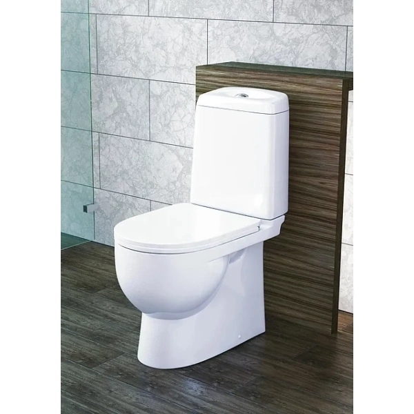 Унитаз-компакт с сиденьем микролифт Sanita Luxe Best WC.CC/Best/2-DM/WHT.G/S1