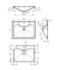 Раковина BelBagno BB600/455-LV-MR-ALR