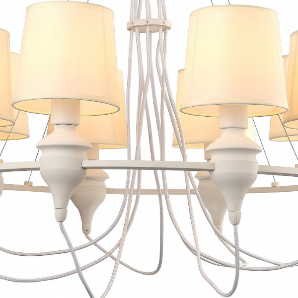 Подвесная люстра Arte Lamp Sergio A3326LM-8WH
