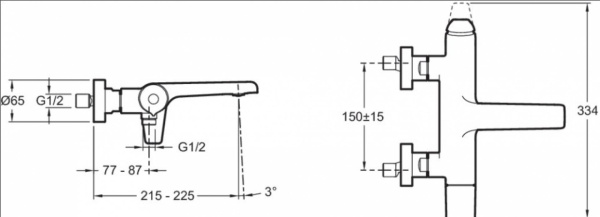 Смеситель для ванны Jacob Delafon Avid E97369-BN полированный никель