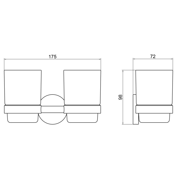 Стакан Timo Saona 13034/00