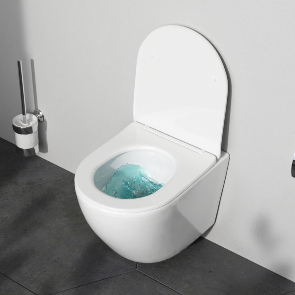 Унитаз подвесной AM.PM Like C801900SC с сиденьем