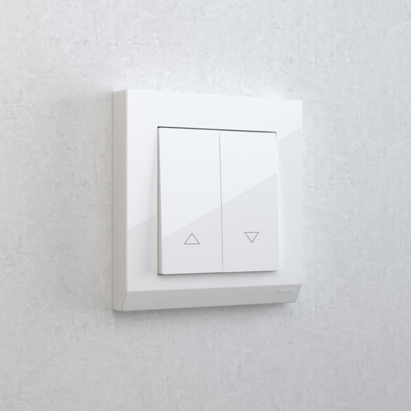 Выключатель для жалюзи Werkel белый W1124501