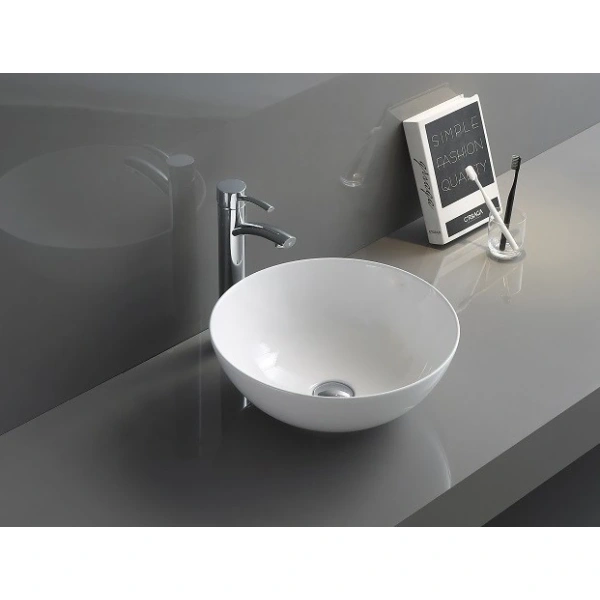 Раковина-чаша CeramaLux 104 41,5x41,5 см, накладная, белый