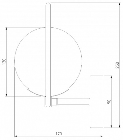 Бра Eurosvet Ringo 50289 золото