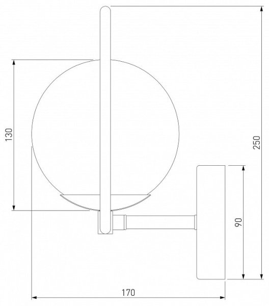 Бра Eurosvet Ringo 50289 золото