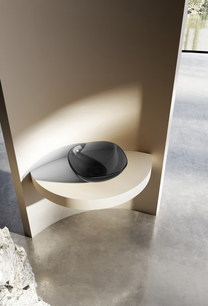 Раковина Abber Kristall AT2806Onyx черная