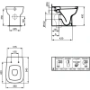Приставной унитаз Ideal Standard Esedra T281201
