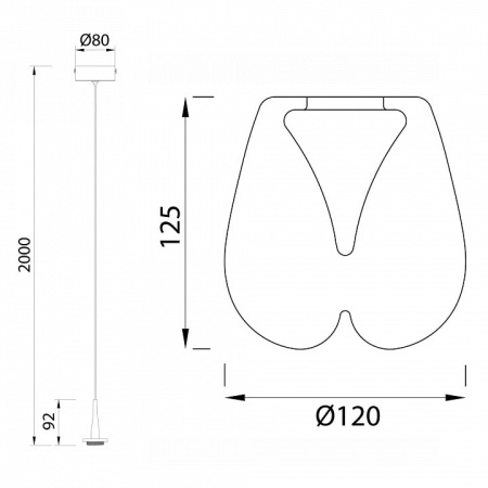 Подвесной светильник Mantra Andromeda 8931+8942