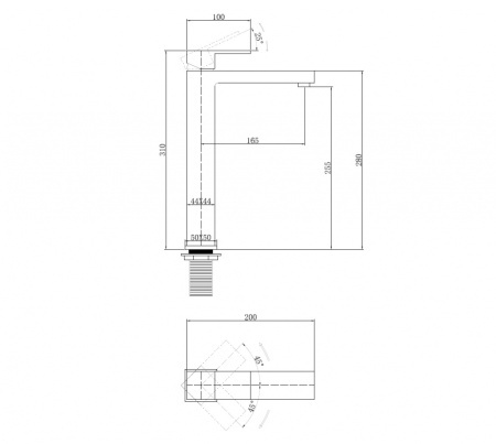 Смеситель для раковины Abber Daheim AF8211B