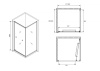 Душевой уголок Abber Schwarzer Diamant 90x90 AG0A090