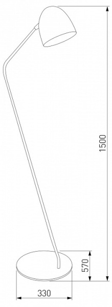 Торшер TK Lighting Soho 5037 Soho Black
