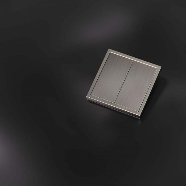 Клавиши для выключателя двухклавишного Voltum S70 METAL VLSM000311