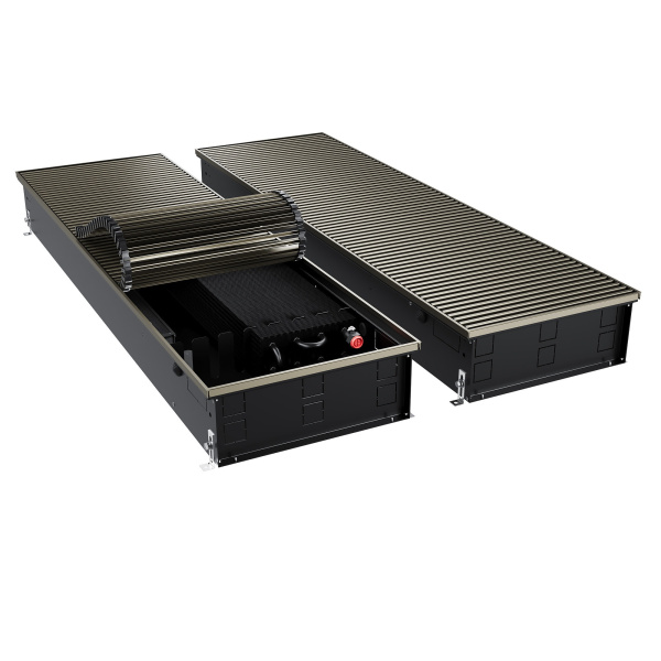 Конвектор внутрипольный Royal Thermo ATRIUM TURBO-150/400/1100-DG-U-DB