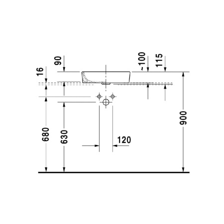 Раковина Duravit Starck 2 43 2321440000