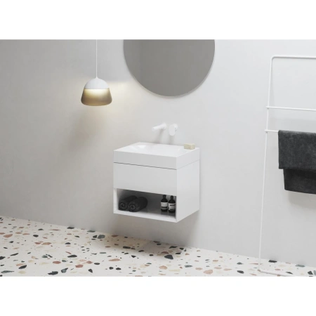 Раковина Ravak Lite XJX01360000 60x45 см, накладная, подвесная, белый