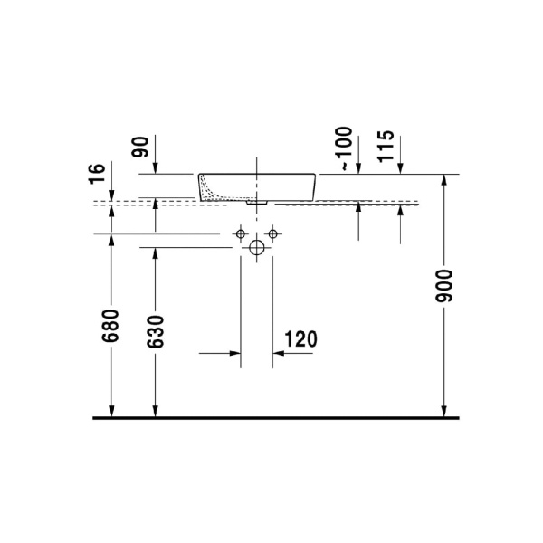 Раковина Duravit Starck 2 43 2321440000
