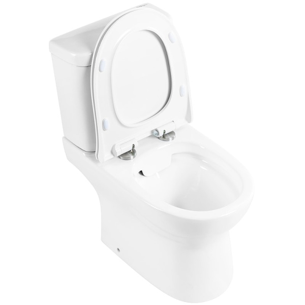 Чаша унитаза BelBagno Steam BB130CPR/SC без бачка, с микролифтом, белый
