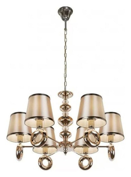 Подвесная люстра iLamp Brooklyn P2401-6 Nickel
