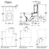 Бачок для унитаза Villeroy&Boch Subway 772311R1