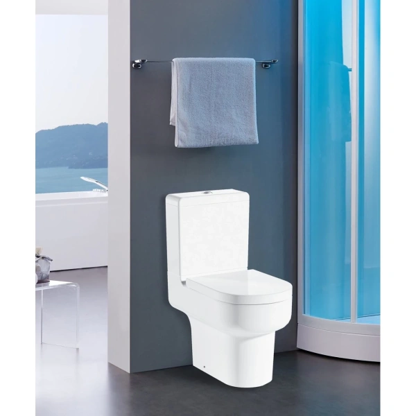 Унитаз-компакт Grossman Elegance GR-N3015 с сиденьем микролифт, белый