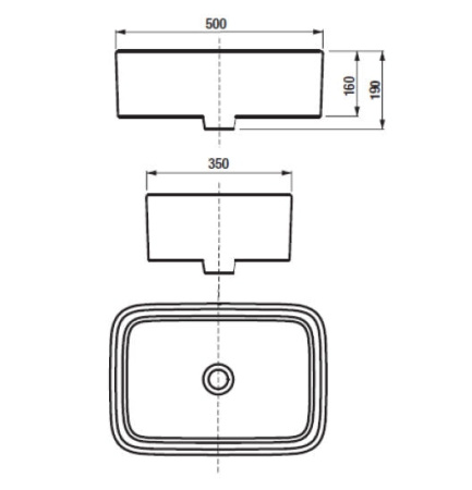 Раковина Roca Mila 35х50 32700B000