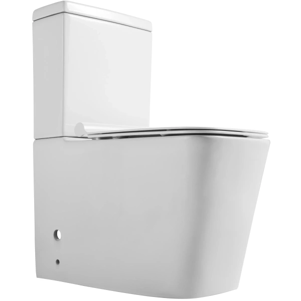 Унитаз-компакт Orange C06-000w с сиденьем микролифт, белый глянец