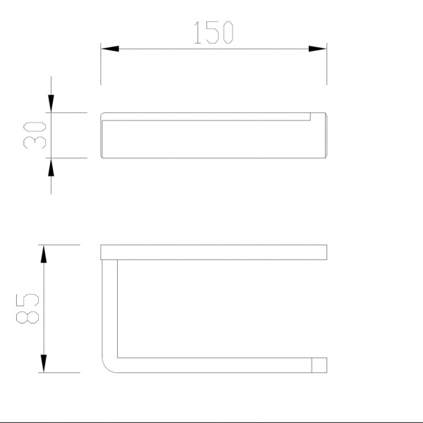 Держатель для бумаги Abber Westen AA1731B черный матовый