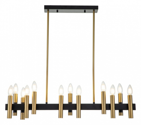 Люстра на штанге Indigo Cero 13009/12PL Black