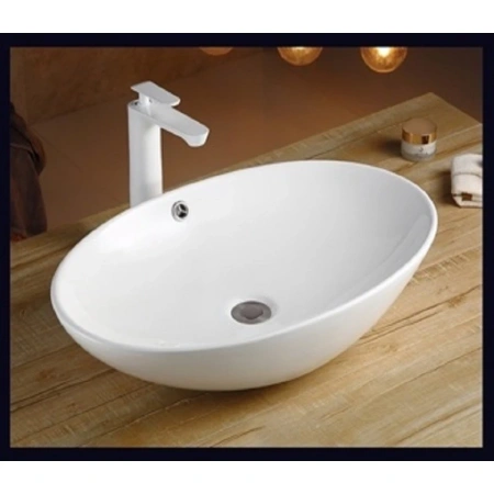 Раковина-чаша CeramaLux D1104 63x41,5 см, накладная, белый