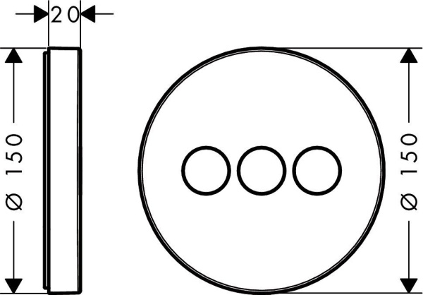 Переключатель hansgrohe ShowerSelect S 15745000