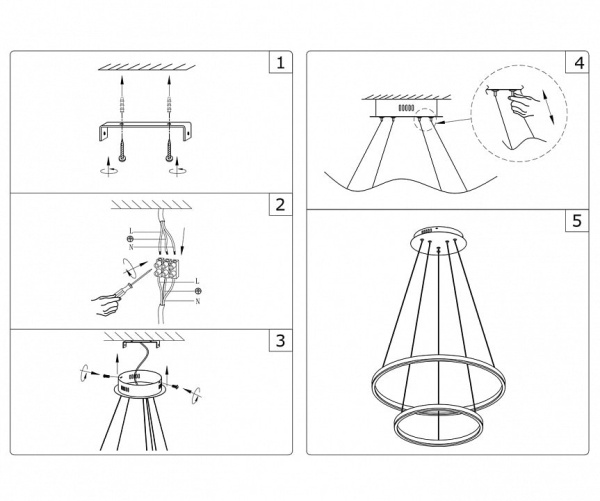 Подвесной светильник Kink Light Тор 08219,19A(4000K)