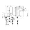 Смеситель для раковины Fantini Nice 65 02 S104SW