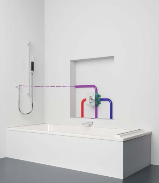 Смеситель для ванны Jacob Delafon Margaux E98725-CP внешняя часть