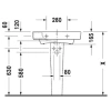 Раковина 65x51 см Duravit Starck 2 2323650000