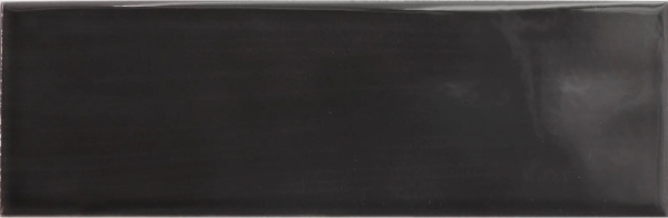 Equipe Island Настенная керамическая плитка Black 6.5x20 глазурованный глянцевый