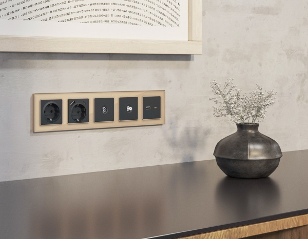 ТВ-розетка оконечная без рамки Ambrella Volt ALFA MA913005