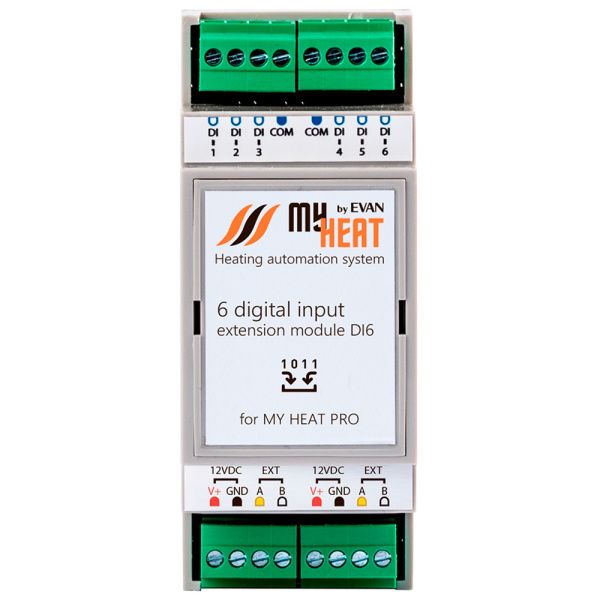 Блок дискретный расширения MY HEAT DI6
