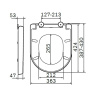 Крышка-сиденье для унитаза AM.PM Spirit C707852WH микролифт