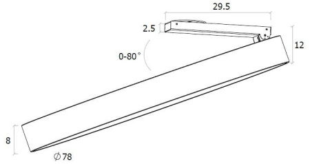 Спот DesignLed UF UF034-80-WH-NW